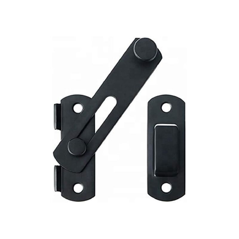 foto del prodotto fortuneville chiusura a scatto per porte e finestre chiusure scorrevoli chiusura a chiavistello chiusura a scatto chiusura a scorrimento nero 
