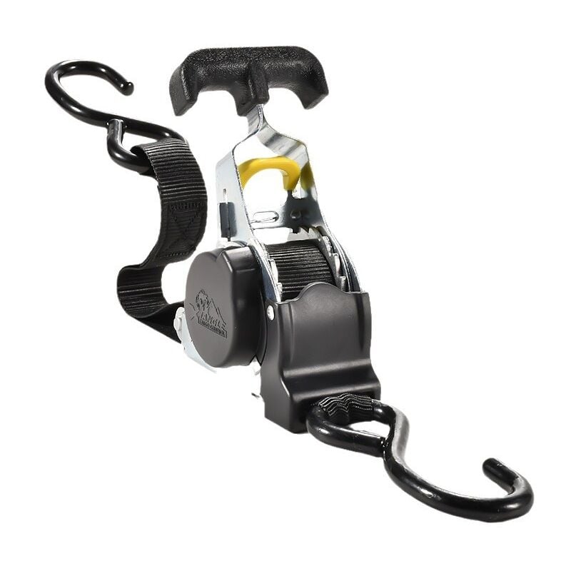 foto del prodotto fortuneville cinghie tenditrici per recupero automatico da 2 pezzi per auto, motocicli, cinghie di fissaggio per bagagli da viaggio con guida