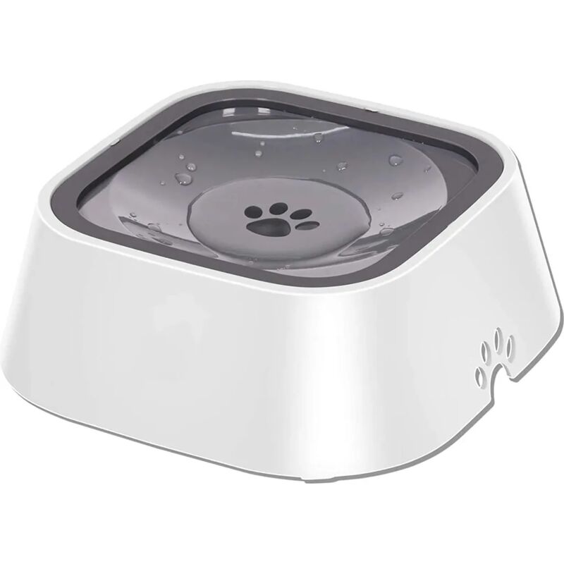 foto del prodotto fortuneville ciotola per cani ciotola per acqua antigoccia distributore di acqua potabile lenta antiscivolo 1,5 l