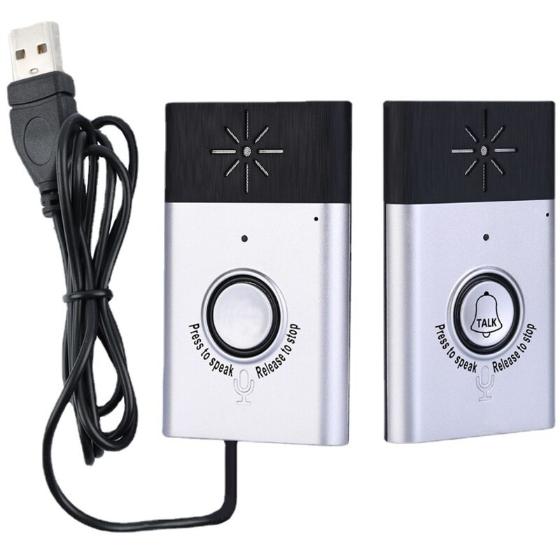 foto del prodotto fortuneville citofono wireless bidirezionale con altoparlante integrato, sistema di controllo accessi, fino a 6 mesi in standby