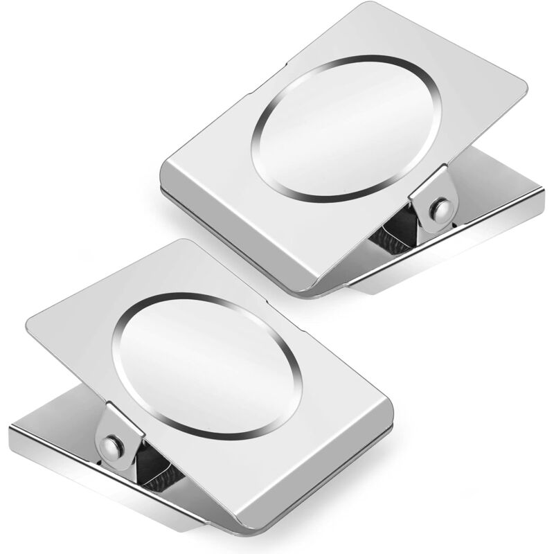 foto del prodotto fortuneville clip magnetica extra large per impieghi gravosi, magnete a clip da 2,2 pollici circa 5,5 cm , magnete con clip, forte clip magnetica