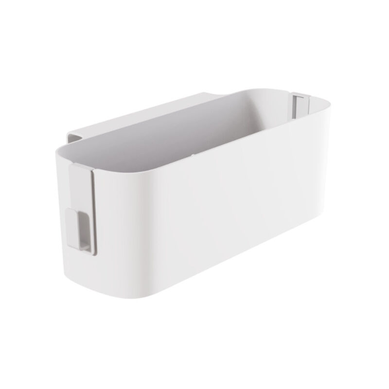foto del prodotto fortuneville comodino da appendere al comodino organizer da letto cestino portaoggetti con 2 ganci ripiani per lettino supporto per