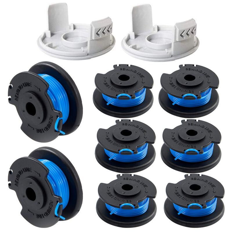 foto del prodotto fortuneville confezione da 10 bobine di ricambio per decespugliatore da 0,065 pollici per ryobi 18v 24v 40v, adatte per decespugliatore a batteria