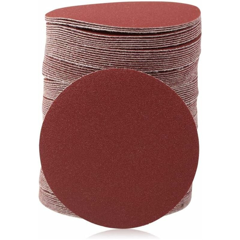 foto del prodotto fortuneville confezione da 100 dischi abrasivi da 7,6 cm, grana 80, per trapano, smerigliatrice, utensili rotanti, senza foro