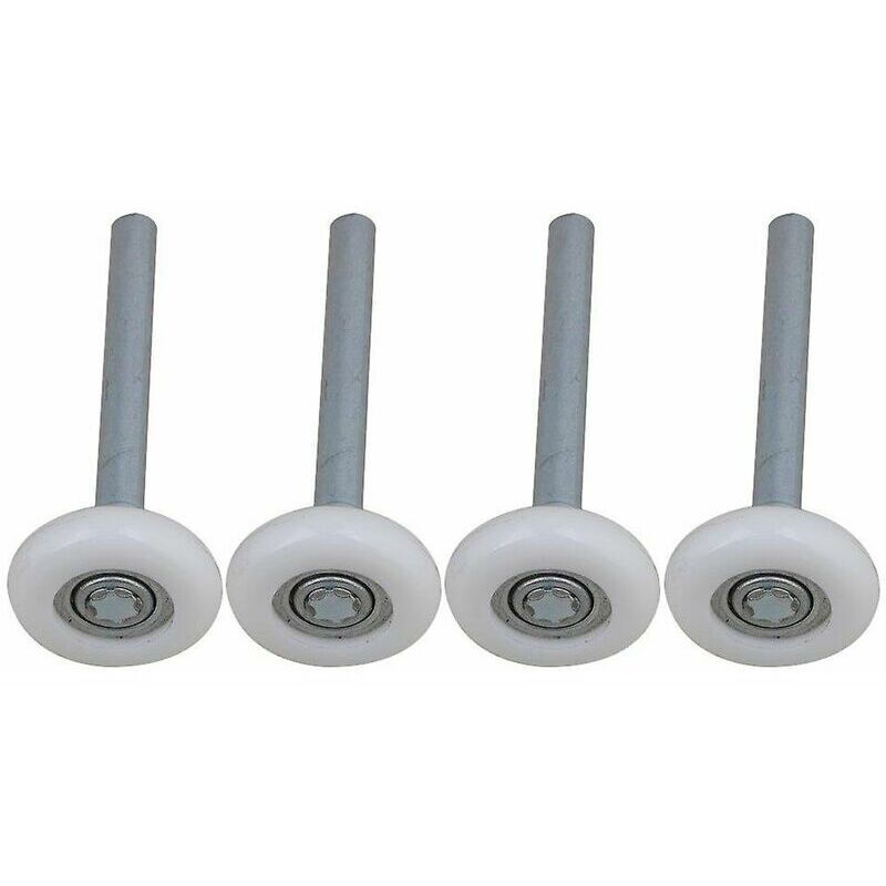 foto del prodotto fortuneville confezione da 4 cuscinetti a sfera in nylon impermeabile per porta del garage con albero da 115 mm cisea