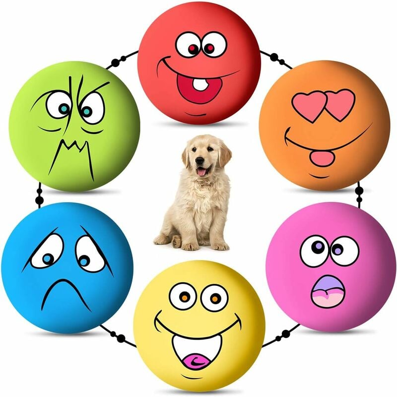 foto del prodotto fortuneville confezione da 6 giocattoli per animali domestici in lattice gioco interattivo per cuccioli di cane di piccola taglia