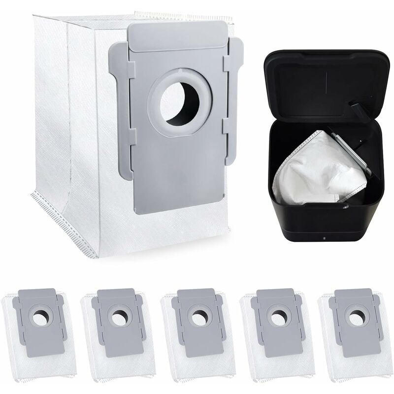 foto del prodotto fortuneville confezione da 6 sacchetti per aspirapolvere compatibili con irobot roomba, base pulita, sacchetto per lo smaltimento automatico dello