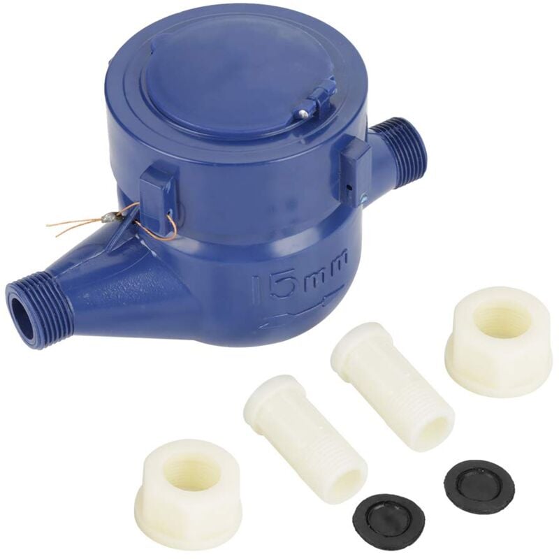 foto del prodotto fortuneville contatore dell acqua, contatore dell acqua fredda bagnata dn15 strumento di misurazione della tabella bagnata dell acqua singola per