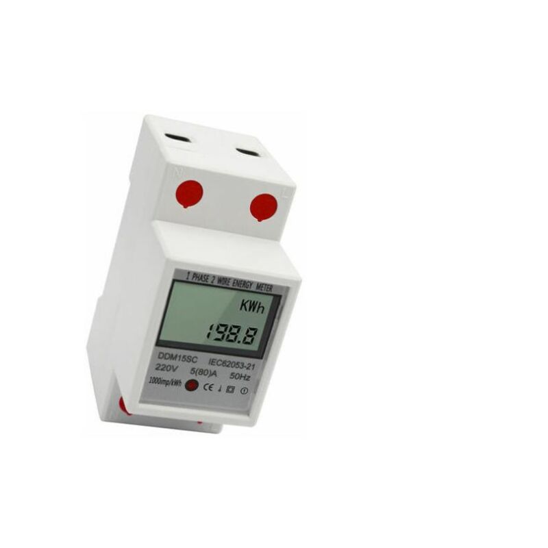 foto del prodotto fortuneville contatore di energia, monitor del consumo di elettricit , 5 80a 220v 50hz