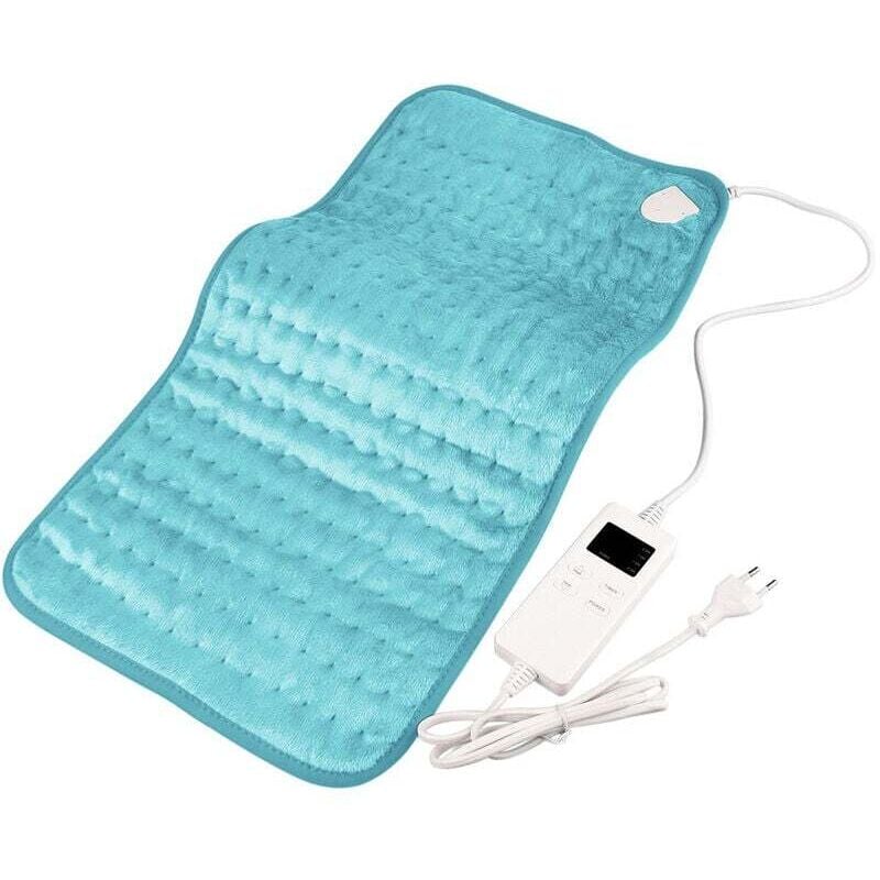 foto del prodotto fortuneville - coperta riscaldante coperta invernale per fisioterapia coperta riscaldante per le gambe coperta riscaldante singola lago tappetino riscaldante blu (40 76 cm)