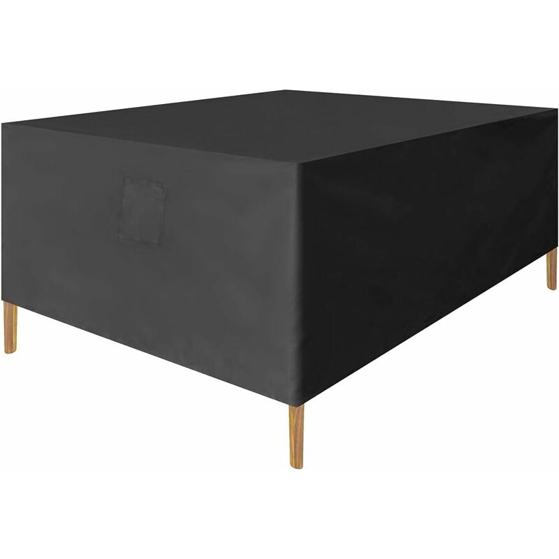 foto del prodotto fortuneville copertura per mobili da giardino impermeabile per esterni copertura per tavolo antivento uv pioggia antipolvere copertura per tavolo