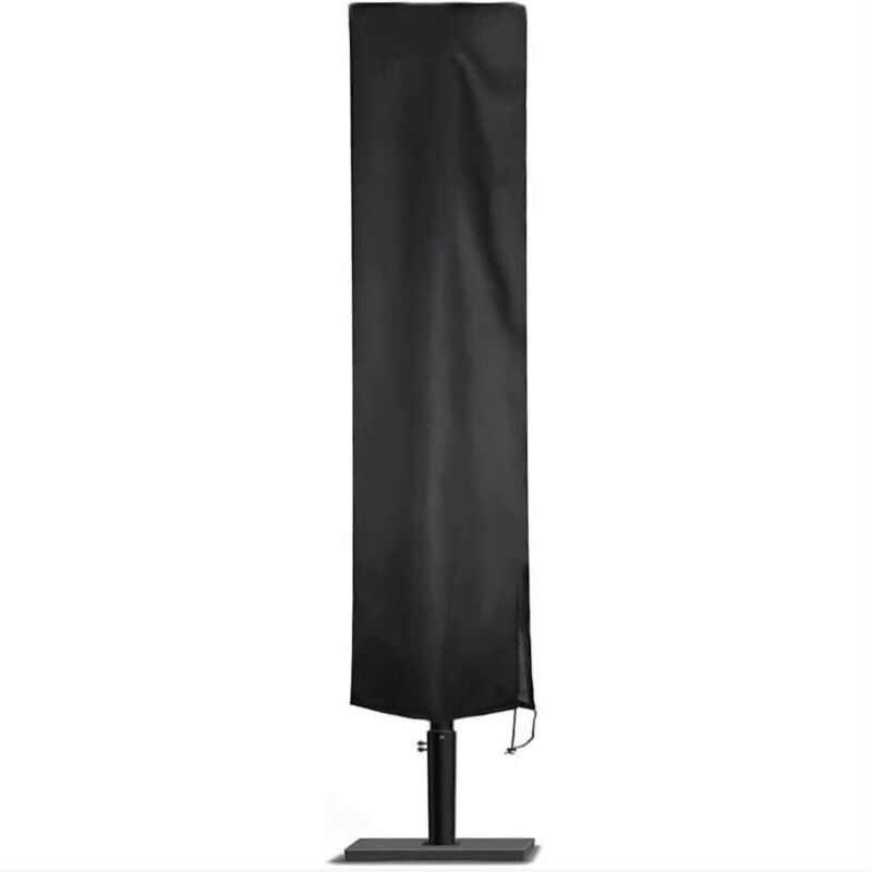foto del prodotto fortuneville copertura per ombrellone, 210d oxford impermeabile 240x57x57cm nero 1pz