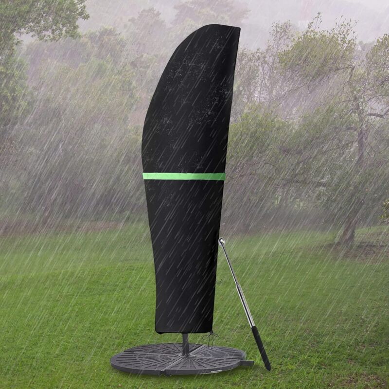foto del prodotto fortuneville copertura per ombrellone diametro 2 4 m , copertura impermeabile per ombrellone da giardino, copertura impermeabile per ombrellone