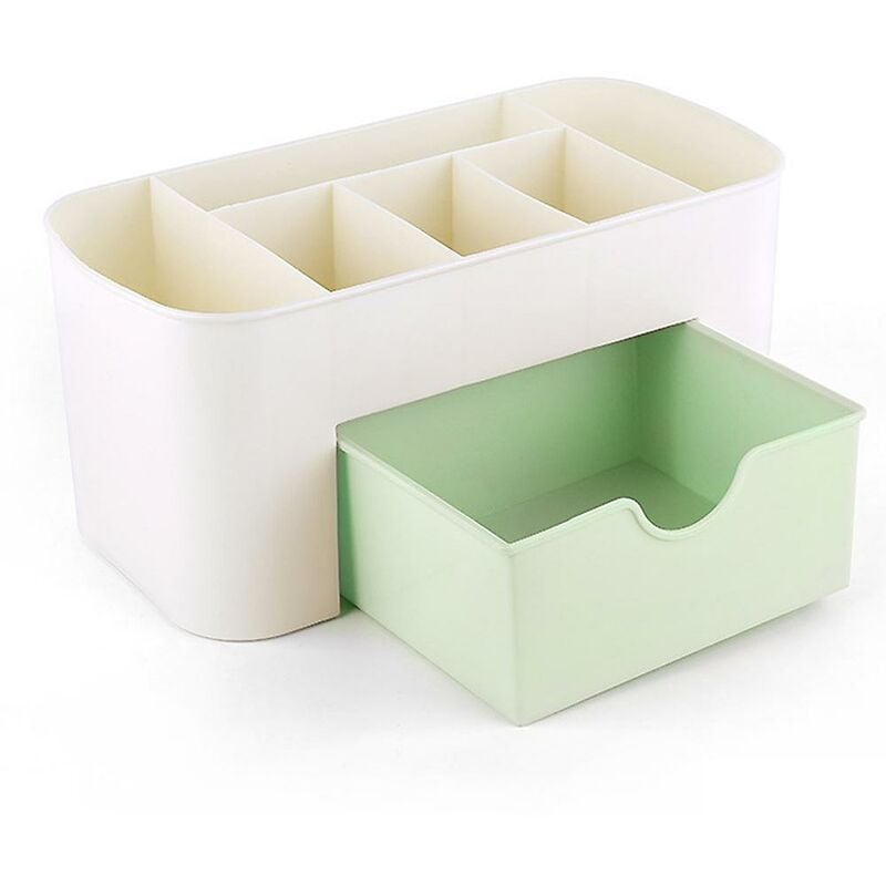 foto del prodotto fortuneville cosmetici scatola di immagazzinaggio cassetto gioielli smalto per unghie scatola di trucco desktop articoli vari scatola di