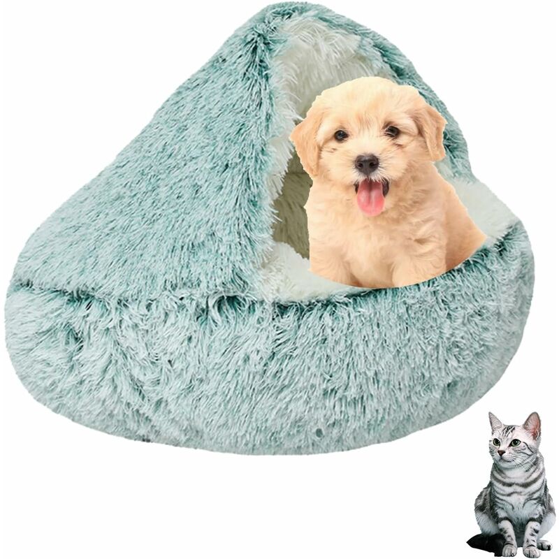 foto del prodotto fortuneville cuccia per cani a forma di conchiglia morbida cuccia per gatti calda cuccia per animali lavabile divano per cani divano per gatti