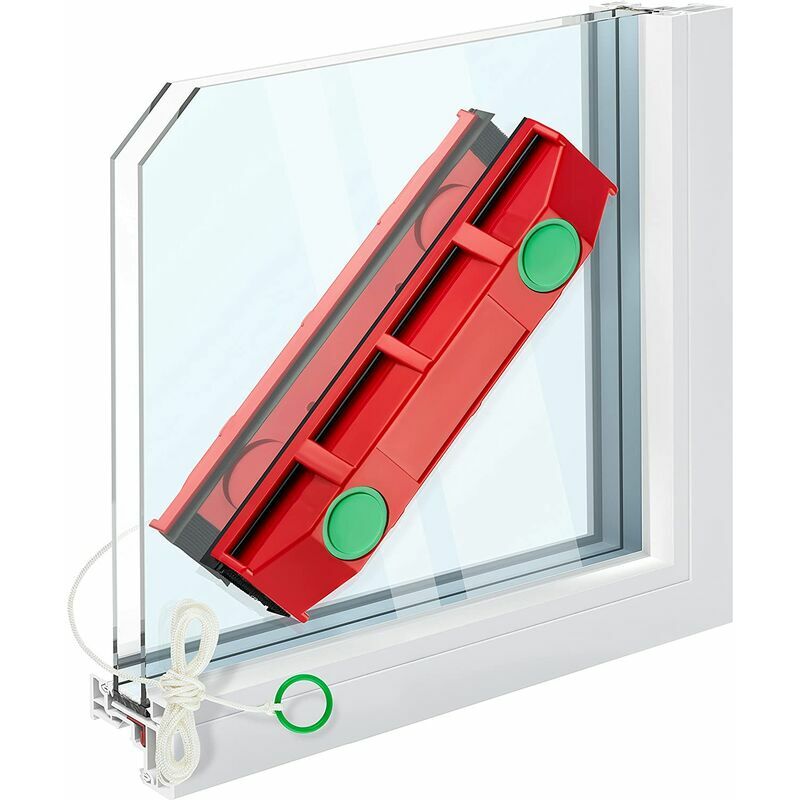 foto del prodotto fortuneville d 3 lavavetri magnetico per finestre con doppi vetri da 20 28 mm