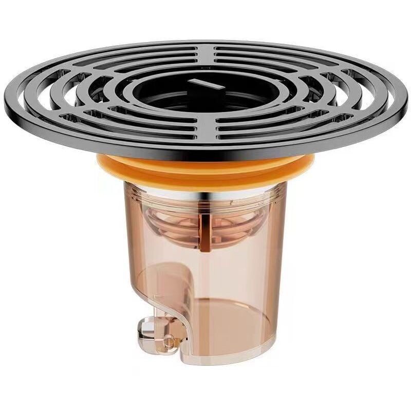 foto del prodotto fortuneville deodorante per scarico a pavimento per bagno, nucleo interno universale, per wc, anti insetto, tubo di fogna, anti odore, coperchio