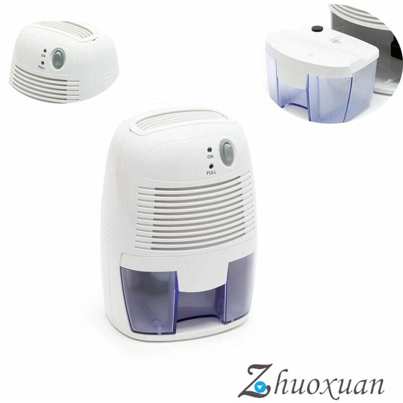 foto del prodotto fortuneville deumidificatore serbatoio da 1,3 l per ambienti fino a 20 m effetto peltier bianco spegnimento automatico zhuoxuan