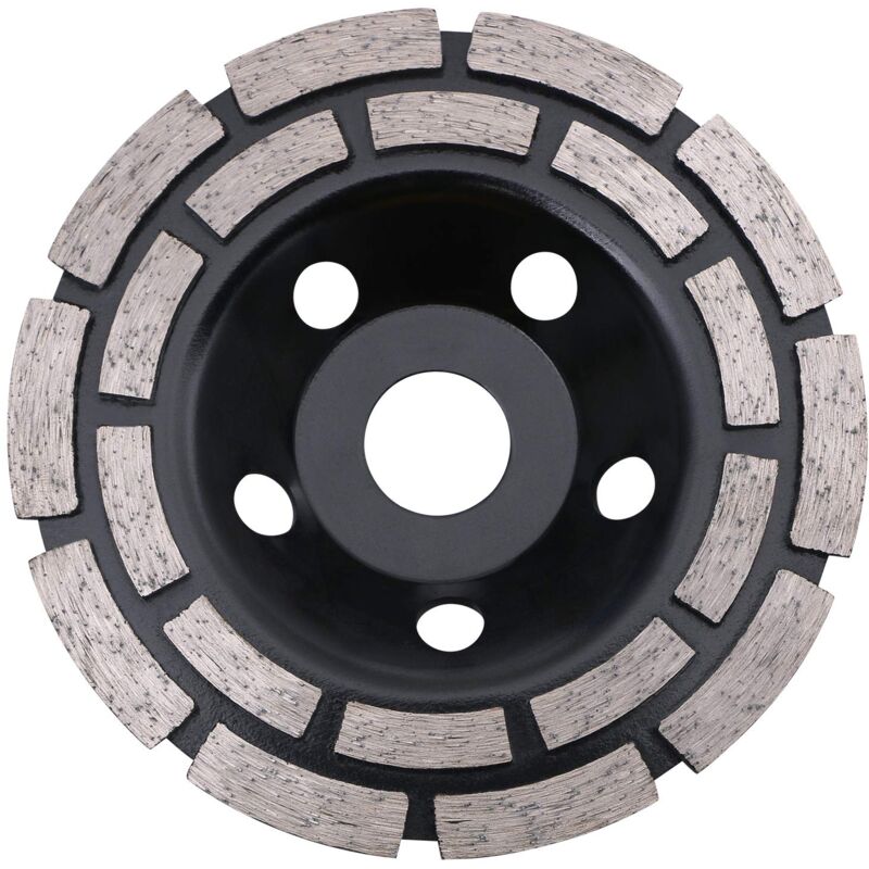 foto del prodotto fortuneville disco diamantato, mola diamantata 125 mm per levigare calcestruzzo, mola diamantata universale per levigare calcestruzzo, pietra,