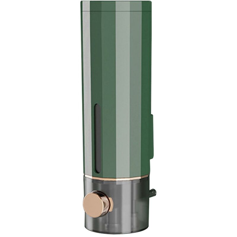 foto del prodotto fortuneville dispenser di sapone liquido a pressione a parete scatola portaoggetti per disinfettante per le mani verde scuro