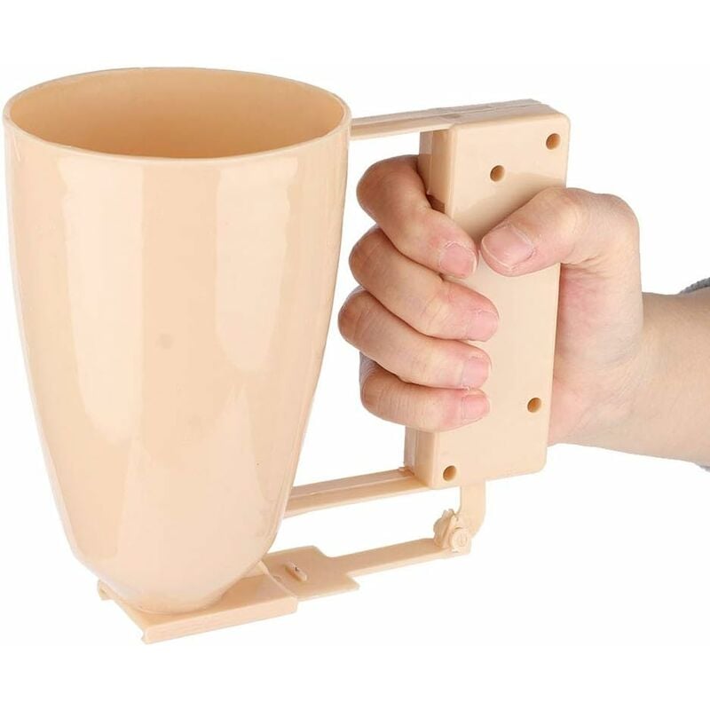 foto del prodotto fortuneville dispenser per pastella per pancake con manico per cupcake, waffle, preparati per muffin, pancake e torte