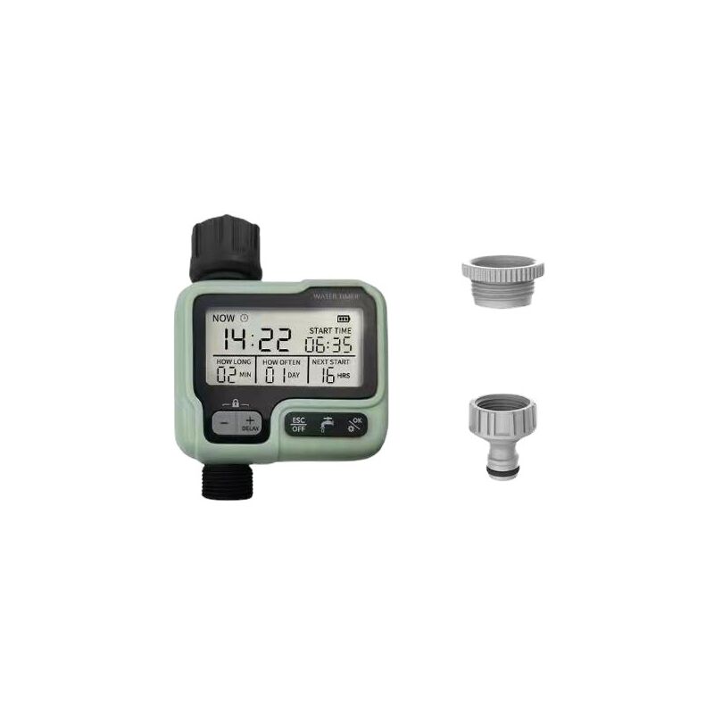 foto del prodotto fortuneville display a grande schermo timer per irrigazione da giardino regolatore di irrigazione digitale programmabile sistema di irrigazione per