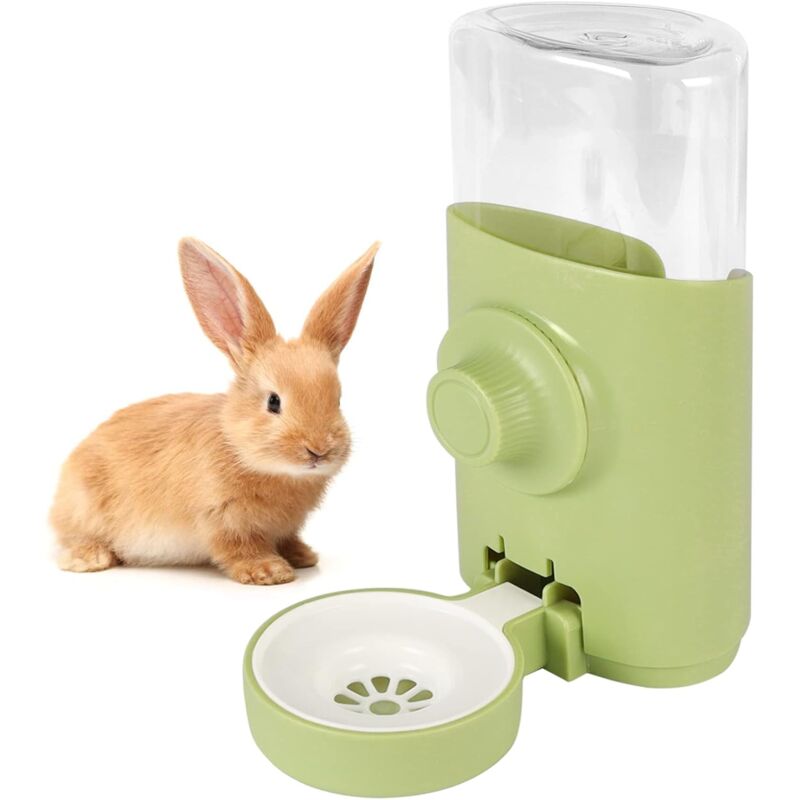 foto del prodotto fortuneville distributore di acqua per animali domestici, distributore di acqua per conigli, distributore di acqua in sospensione da 600 ml, per