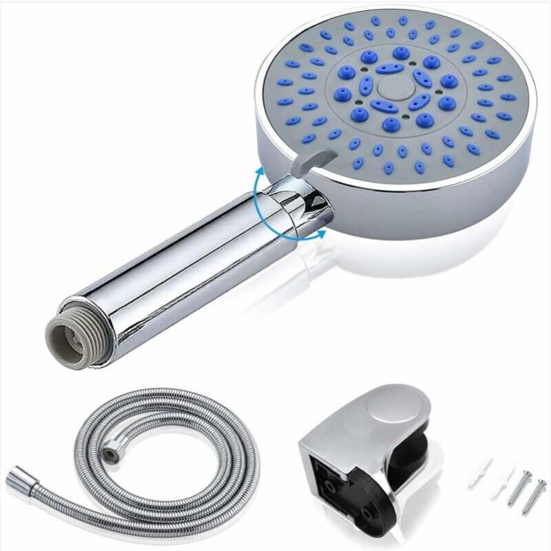 foto del prodotto fortuneville doccia flessibile doccia supporto doccia, soffione doccia in abs con 5 modalit di risparmio idrico