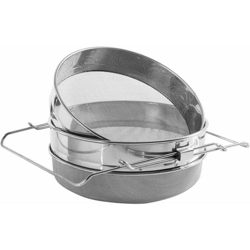 foto del prodotto fortuneville doppio filtro per miele in acciaio inossidabile per api filtro per detriti strumenti per l estrazione dell apicoltura