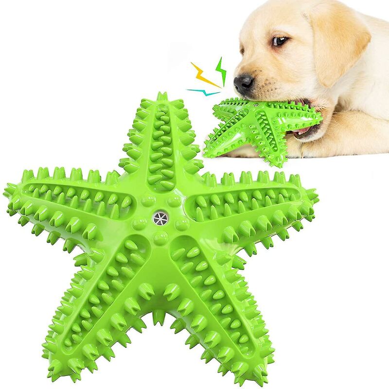 foto del prodotto fortuneville durevole spazzolino per la pulizia dei denti di cane in gomma naturale