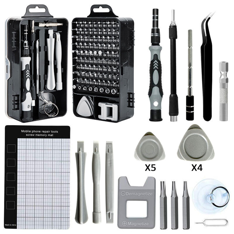 foto del prodotto fortuneville e durevole kit di cacciaviti di precisione strumenti cacciavite a scatola piccola torx macbook, iphone, riparazione, occhiali, fai da