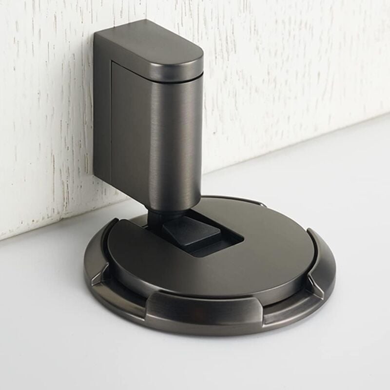 foto del prodotto fortuneville fermaporta in metallo, fermaporta regolabile per giunti di porte da 10 25 mm, con adesivo biadesivo 3m o viti nascoste, sicuro,