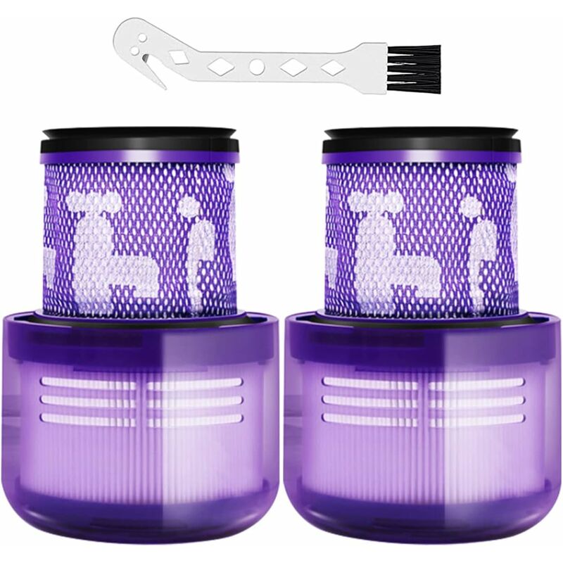 foto del prodotto fortuneville filtro di ricambio per filtro v11 v15 hepa compatibile con aspirapolvere sv14 lavabile, 2 pezzi