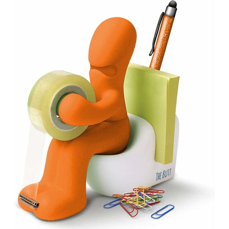 foto del prodotto fortuneville forniture per ufficio dispenser per nastro adesivo divertente supporto per accessori per ufficio divertente e alla moda con rotolo