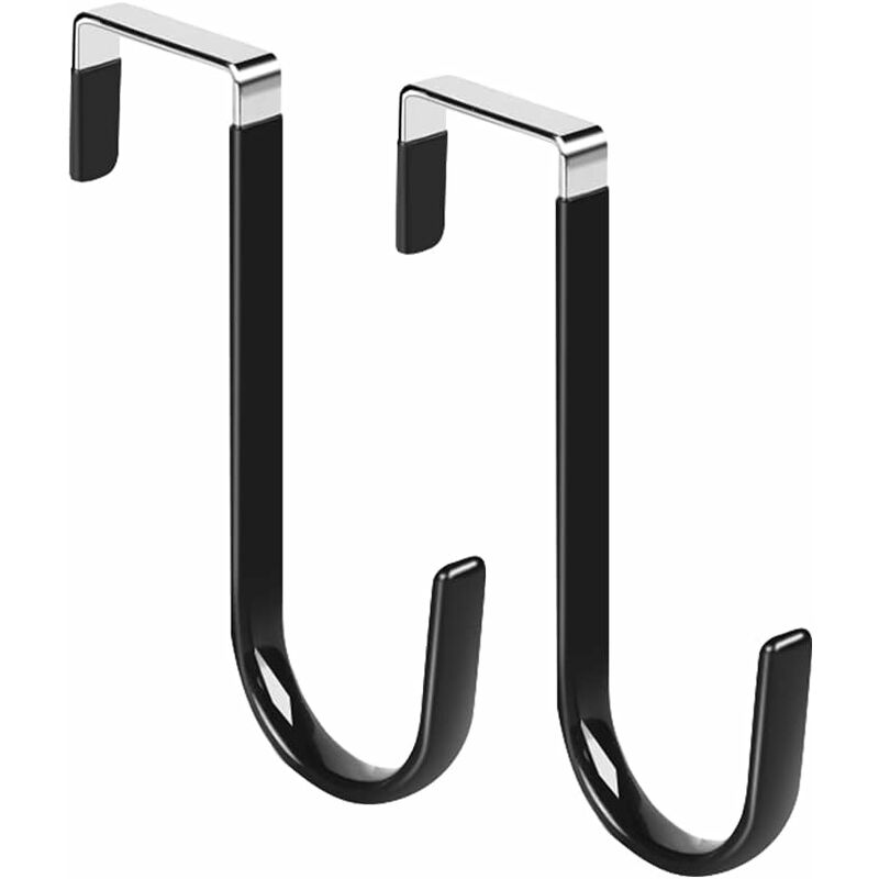 foto del prodotto fortuneville gancio per porta pensile, gancio per porta in acciaio inox temperato in plastica antigraffio, ideale come portasciugamani, porta
