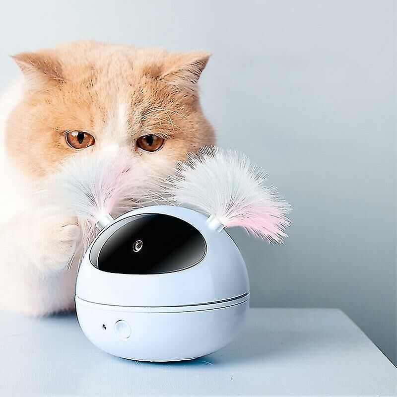 foto del prodotto fortuneville giocattoli interattivi del gatto del robot del laser elettrico giocattoli divertenti del pelo del gatto forniture intelligenti
