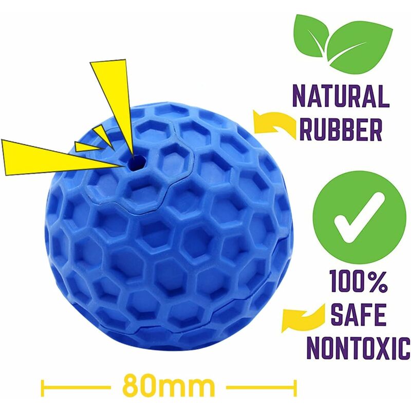 foto del prodotto fortuneville giocattoli per cani squeaky dog toy balls palline da masticare per cani