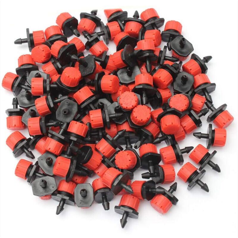 foto del prodotto fortuneville gocciolatori per irrigazione a goccia da 200 pezzi, ugelli per irrigatori per emettitori da giardino, irrigazione a goccia automatica