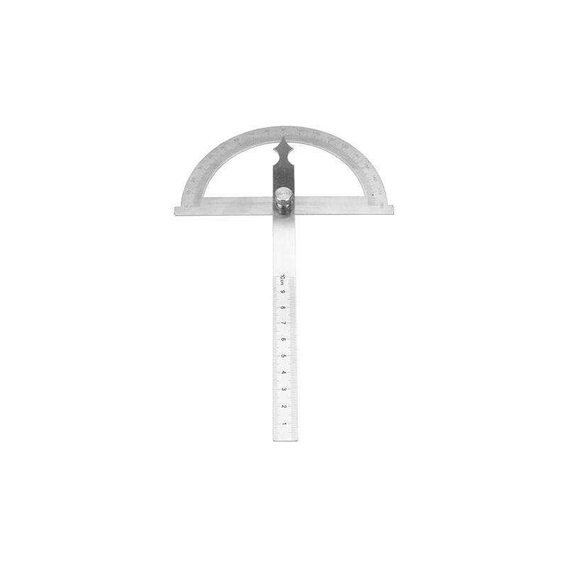 foto del prodotto fortuneville goniometro in acciaio inossidabile, 0 180 gradi 15 cm goniometro digitale goniometro righello di misurazione 120 x 150 mm 