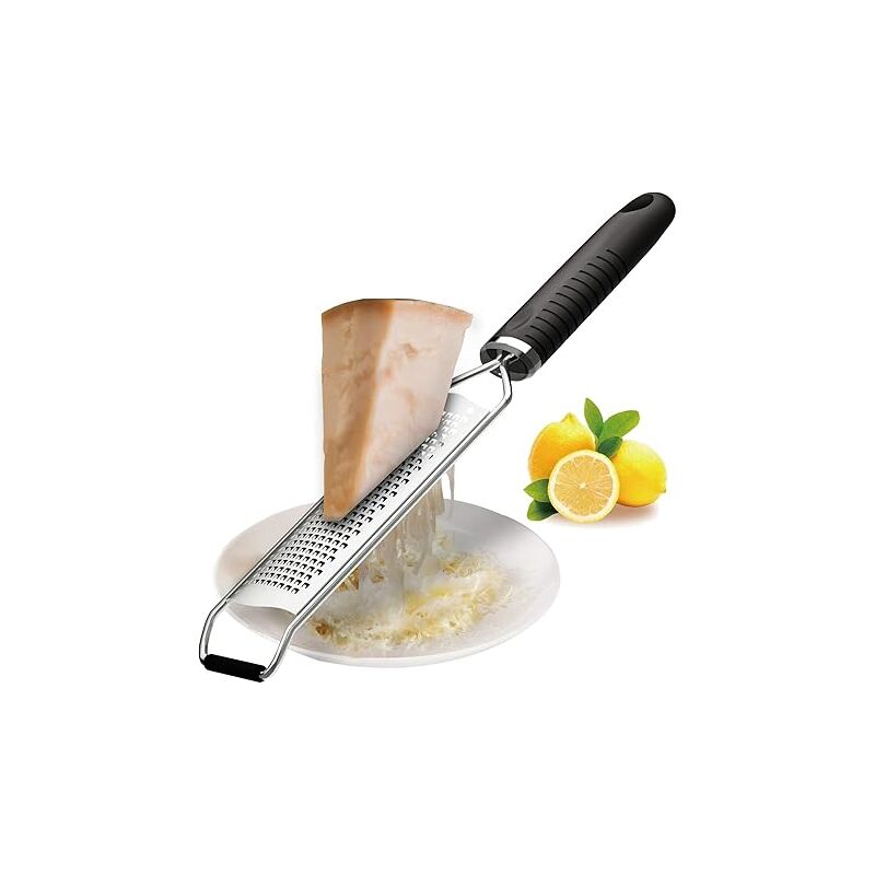 foto del prodotto fortuneville grattugia per formaggio grattugia per limone grattugia a mano superficie della grattugia affilata in acciaio inossidabile di alta