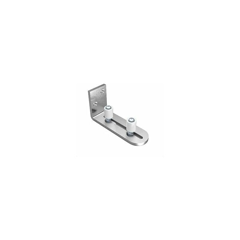 foto del prodotto fortuneville guida a pavimento regolabile parete porta inferiore guida per porta scorrevole in legno acciaio inox