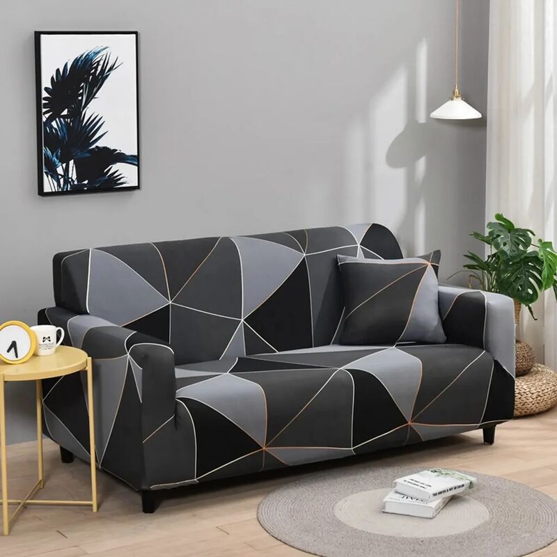 foto del prodotto fortuneville housse de canap imprim e 2 posti, tissu tr s allungabile 140 cm 170 cm