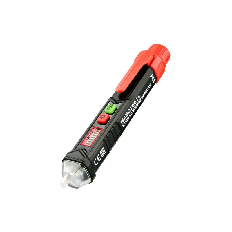 foto del prodotto fortuneville ht100e penna intelligente senza contatto allarme rilevatore di tensione ca tester tester sensore penna tester