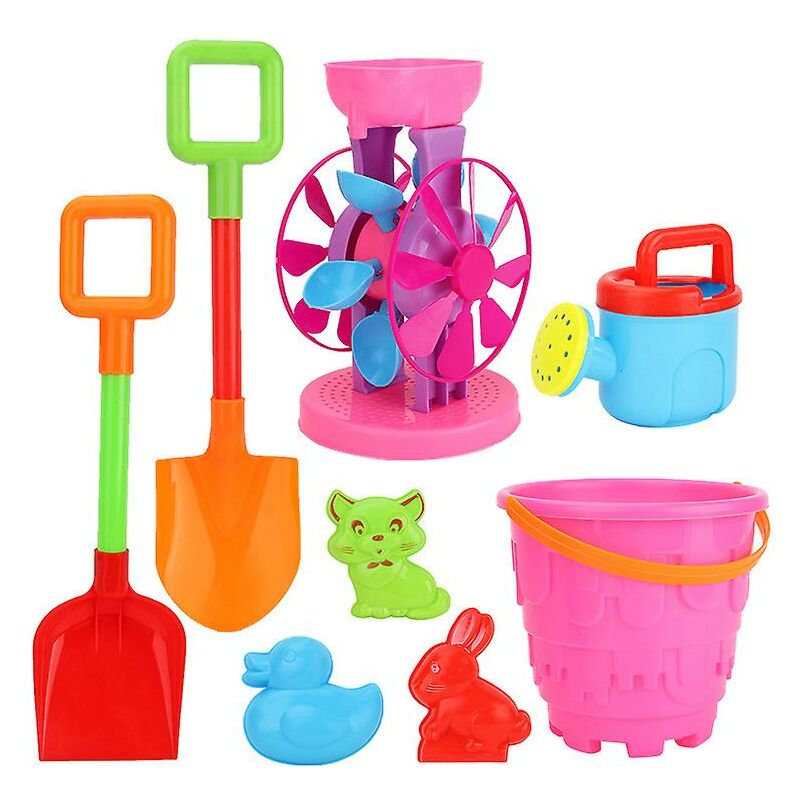 foto del prodotto fortuneville i bambini giocano a sand beach toys castle secchio vanga pala rastrello strumenti per l acqua