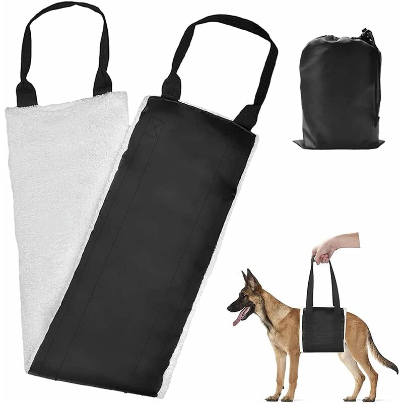foto del prodotto fortuneville imbracatura di supporto per cani,imbracatura portatile per cani per la parte posteriore e le zampe anteriori sollevamento