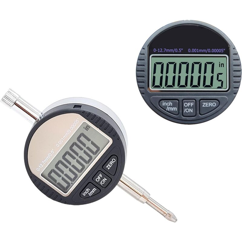 foto del prodotto fortuneville indicatore a quadrante dti gauge 0 12,7 mm con base magnetica strumenti di misurazione ad alta precisione 401127