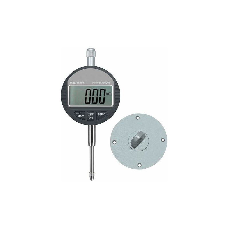 foto del prodotto fortuneville indicatore a quadrante gamma 0,01 mm indicatore di prova a quadrante per strumento lampada di misurazione industriale ad alta