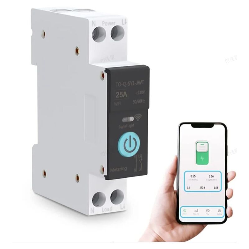 foto del prodotto fortuneville interruttore wifi intelligente rosvola interruttore automatico per la casa controllo remoto del telefono cellulare 3 modalit di