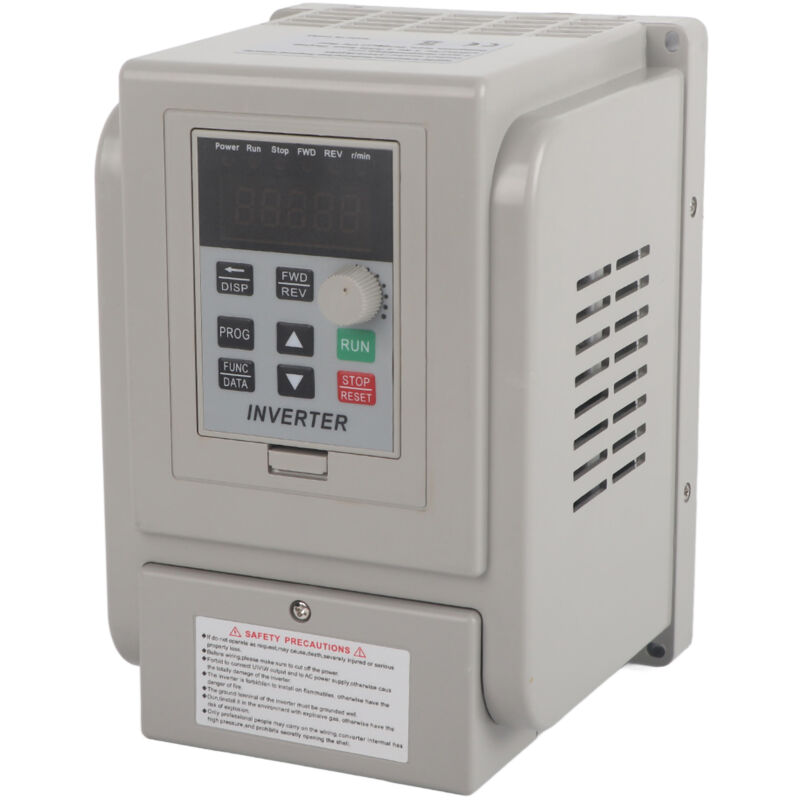 foto del prodotto fortuneville inverter da 220 v, regolatore di velocit vfd a frequenza variabile per motore ca monofase da 1,5 kw