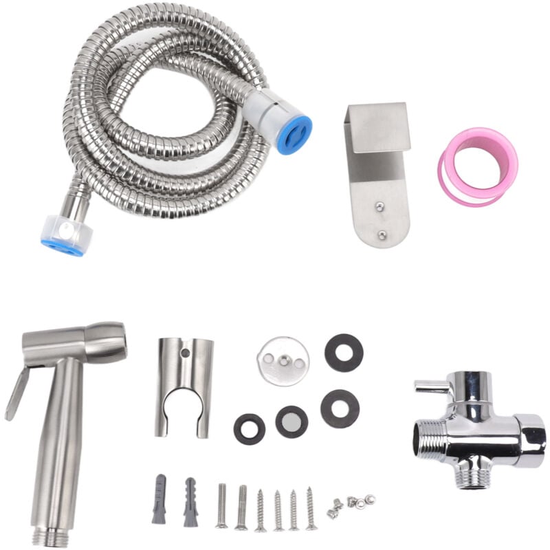 foto del prodotto fortuneville kit spruzzatore per lavello da cucina sostituzione spruzzatore per bidet portatile in acciaio inossidabile 304 per wc
